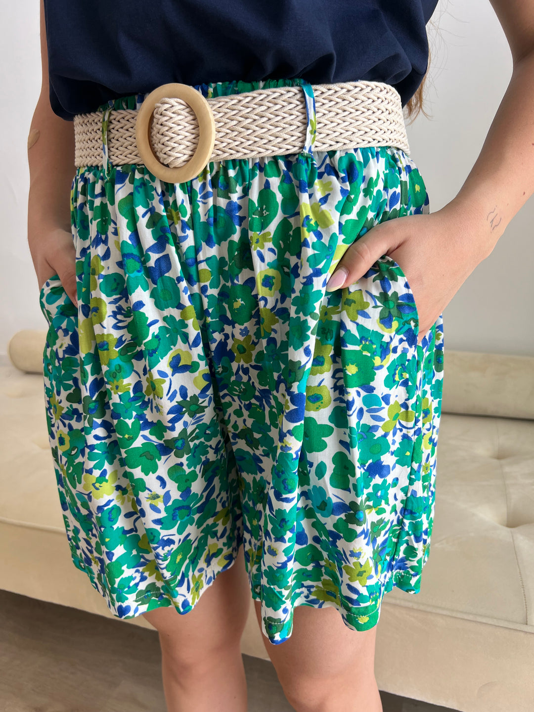 Short Martina verde