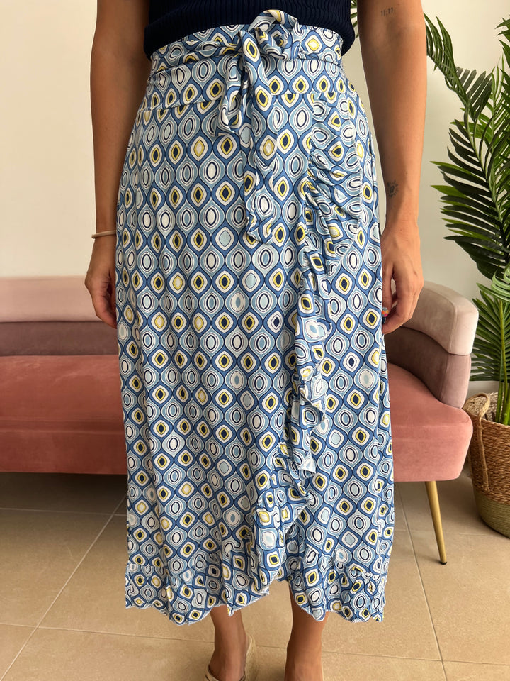 Falda Daniela azul marino
