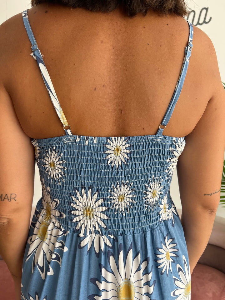 Vestido Margarita azul