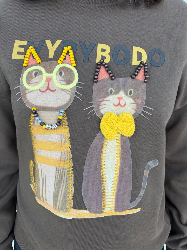 Sudadera Milu marrón