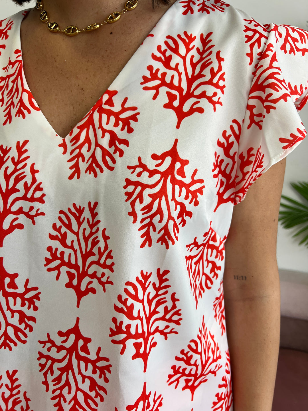 Blusa Mar naranja