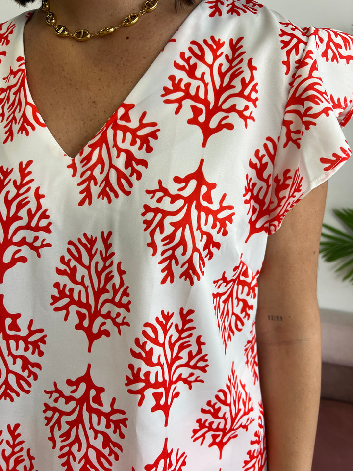Blusa Mar naranja