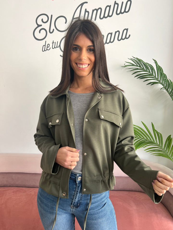 Chaqueta Carlín verde militar
