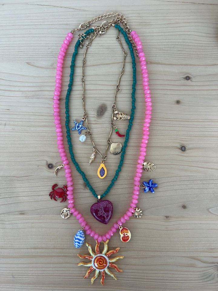 Pack Collar Polinesia (no acero)