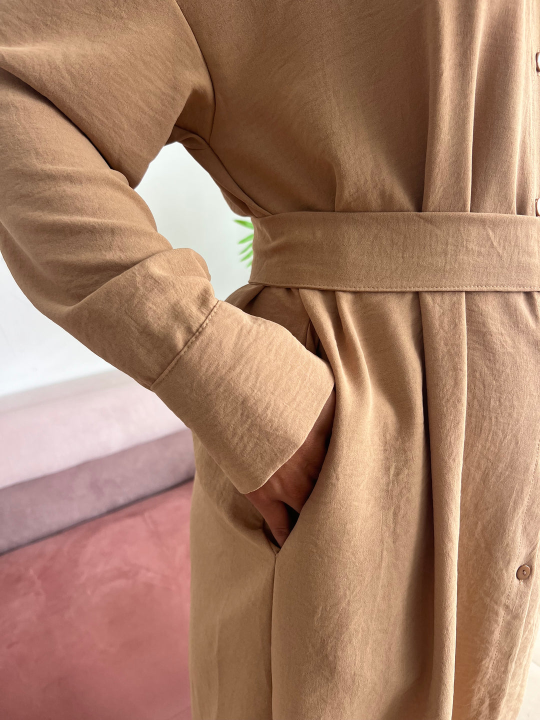 Vestido Chema camel