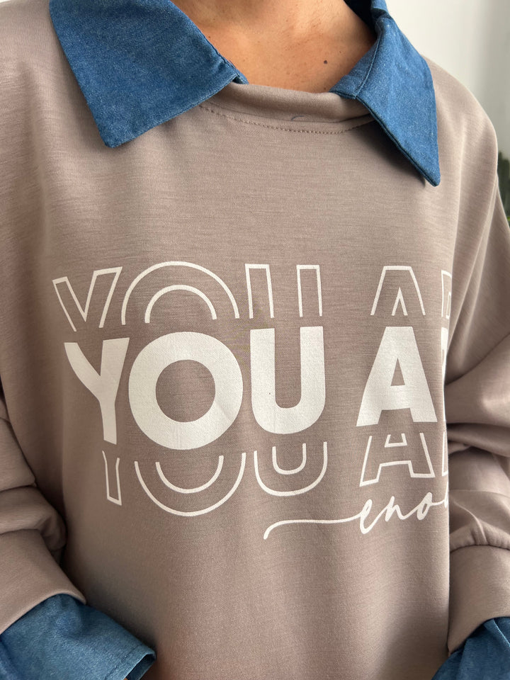 Sudadera Marta topo