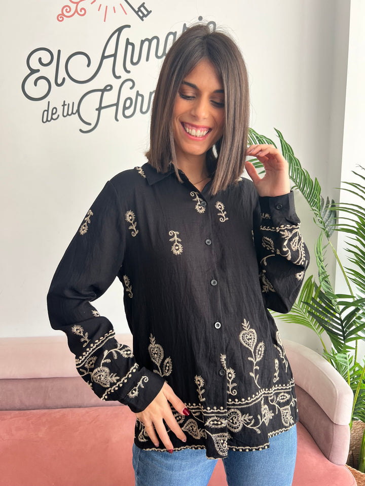Camisa Tamy negro