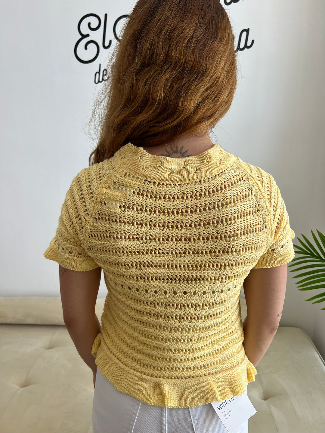 Top Almejas amarillo