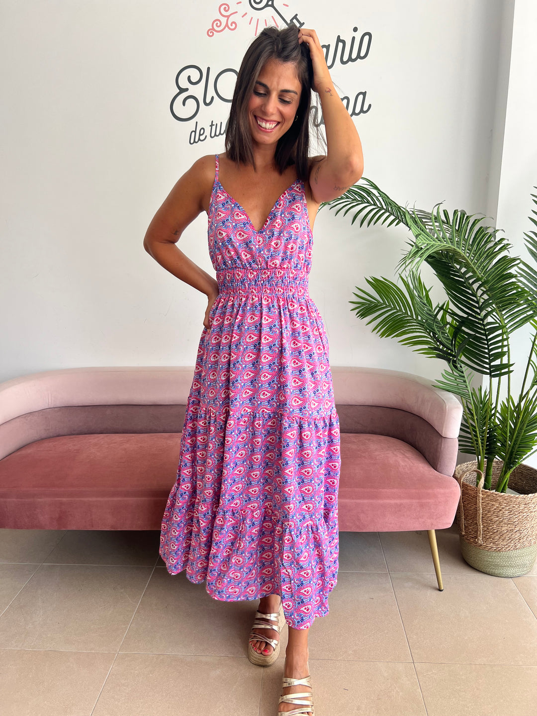 Vestido Miami fucsia