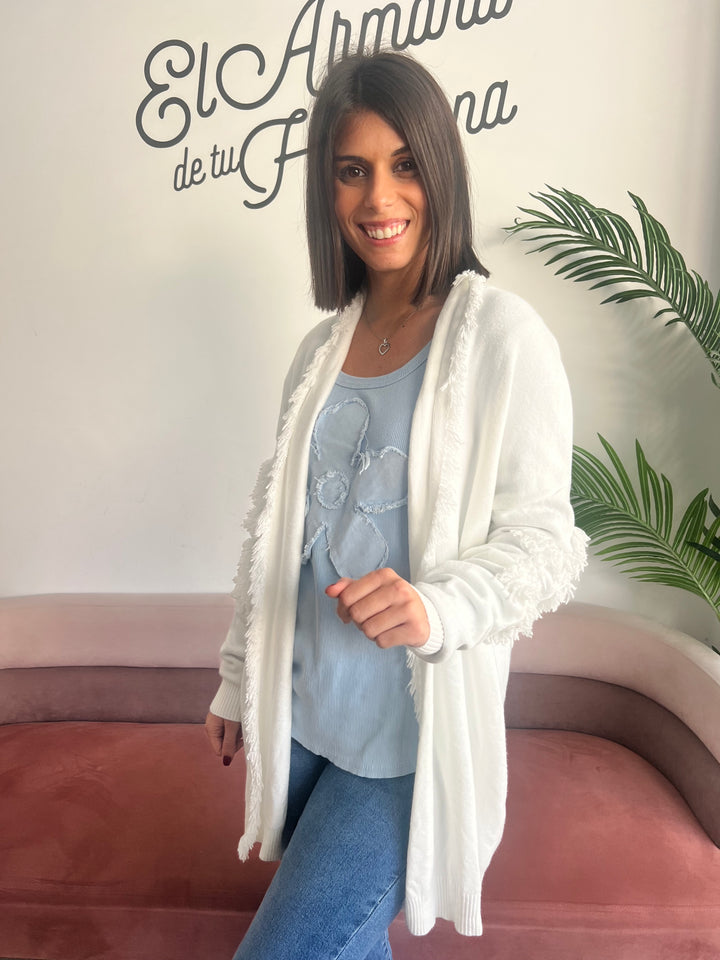 Chaqueta Estrellas blanco