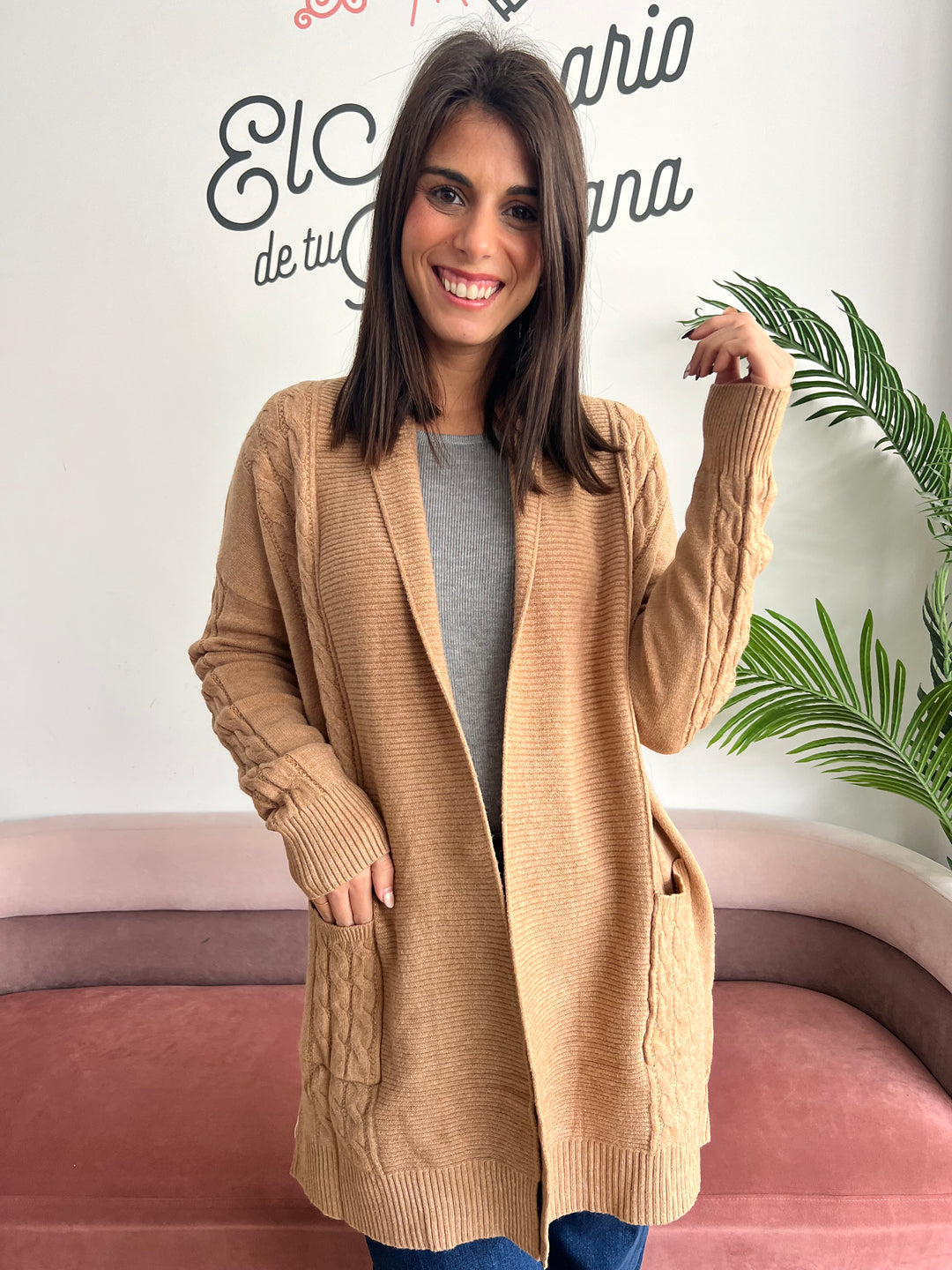 Chaqueta Vicky camel