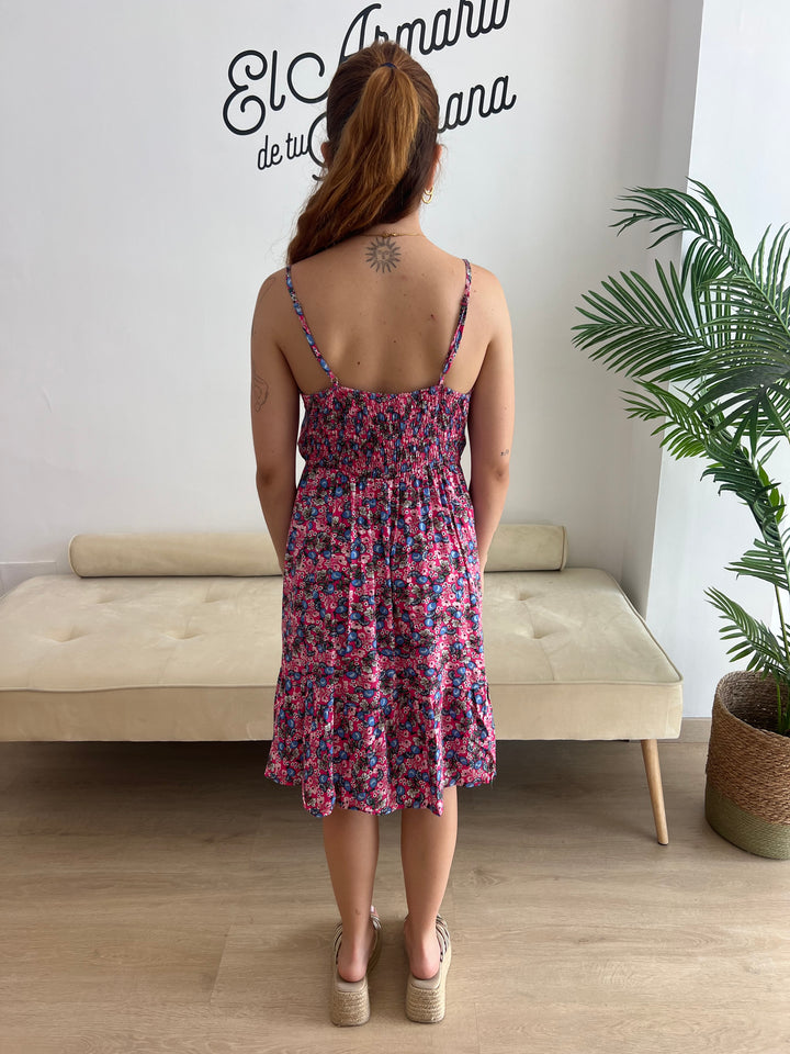 Vestido Anita fucsia