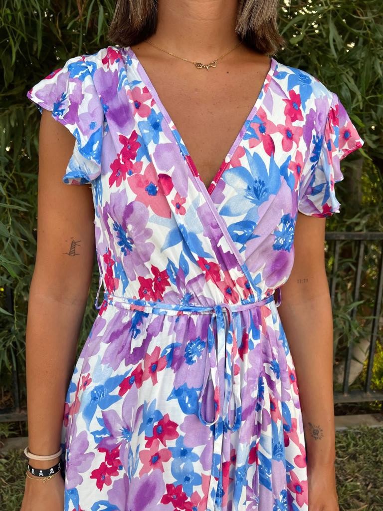Vestido Encarni malva