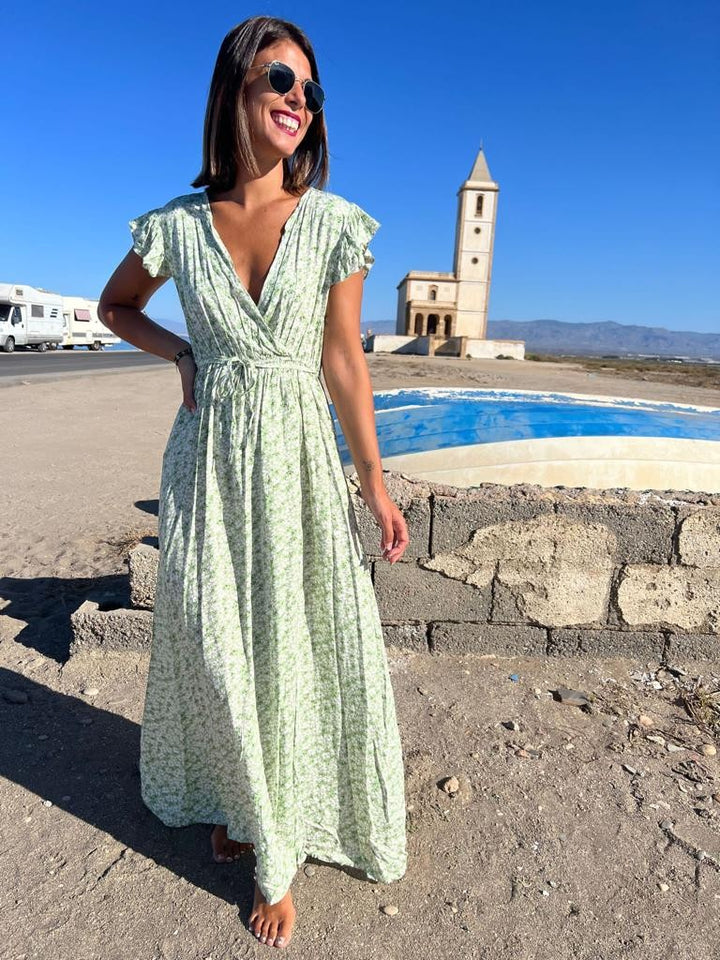 Vestido Adela verde