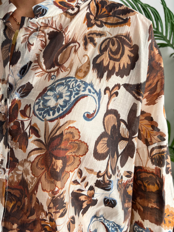 Camisa Dori marrón