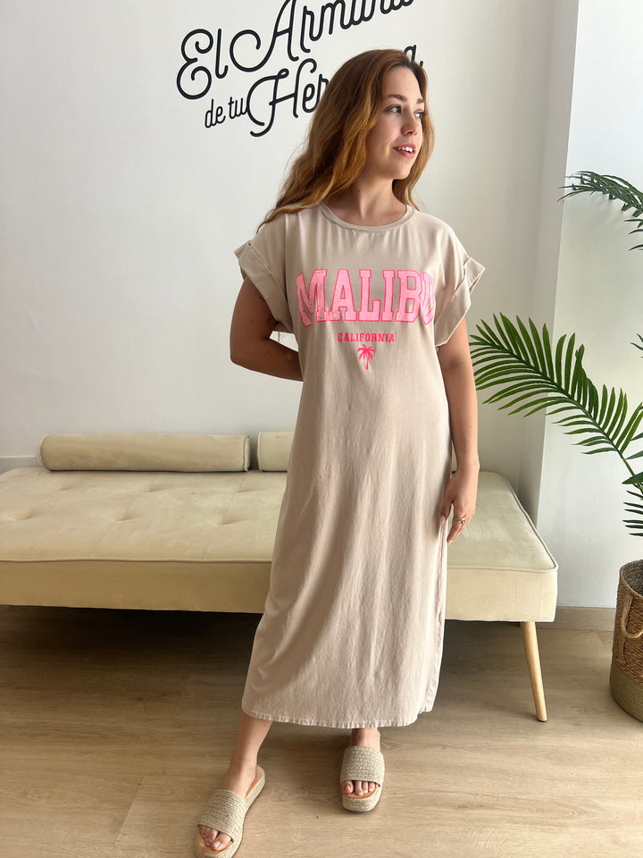 Vestido Malibú beige