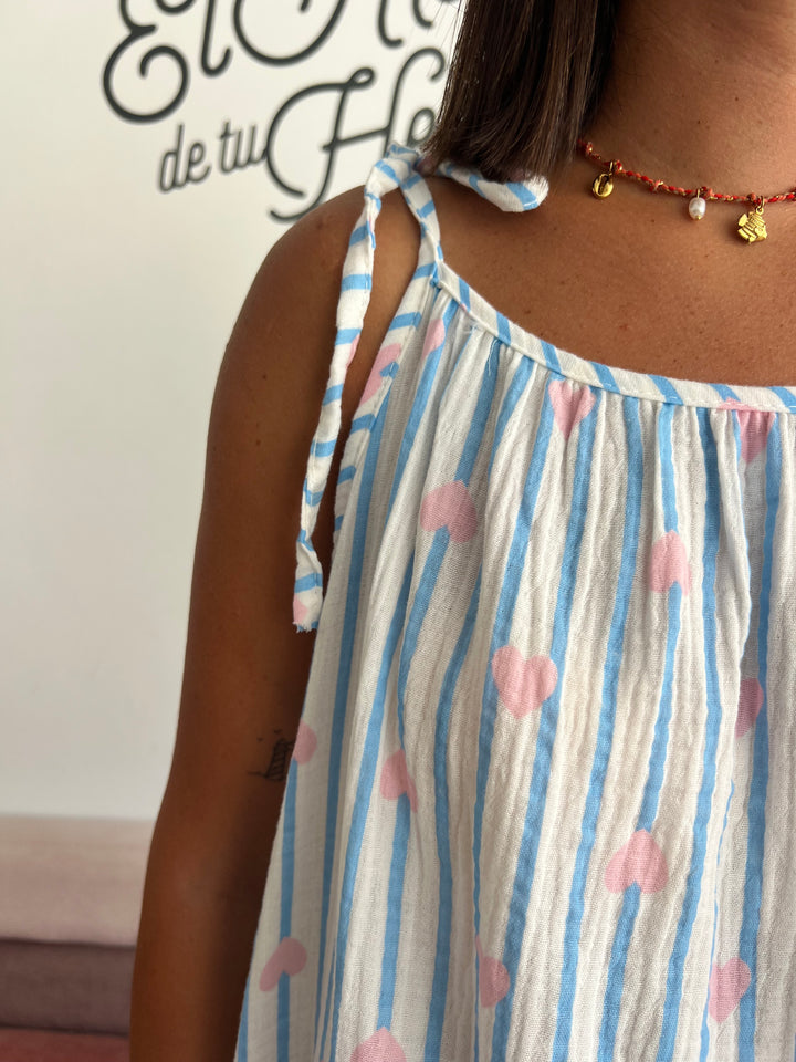Vestido Lola celeste