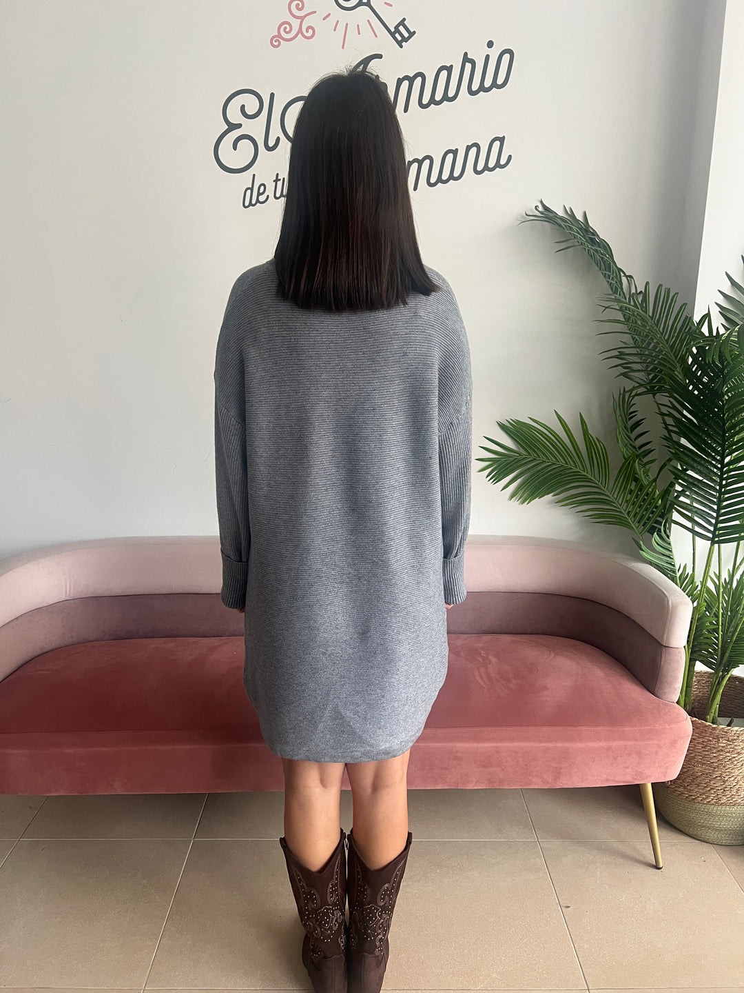 Vestido Matilda gris