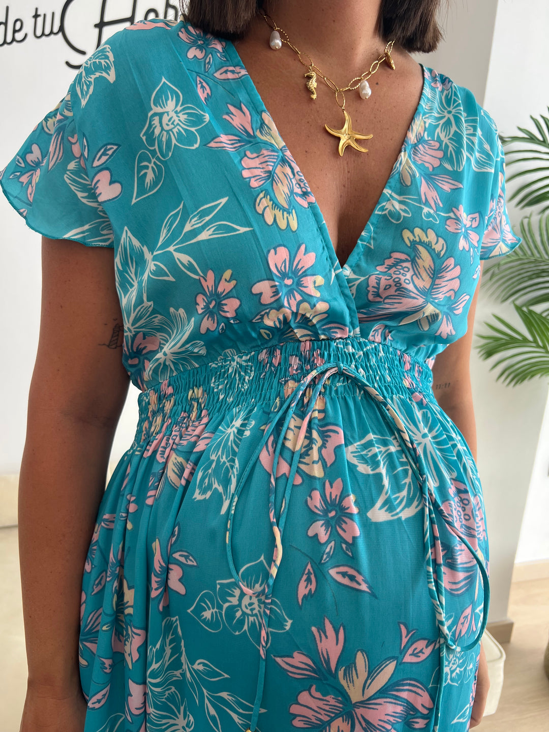 Vestido Jaione azul