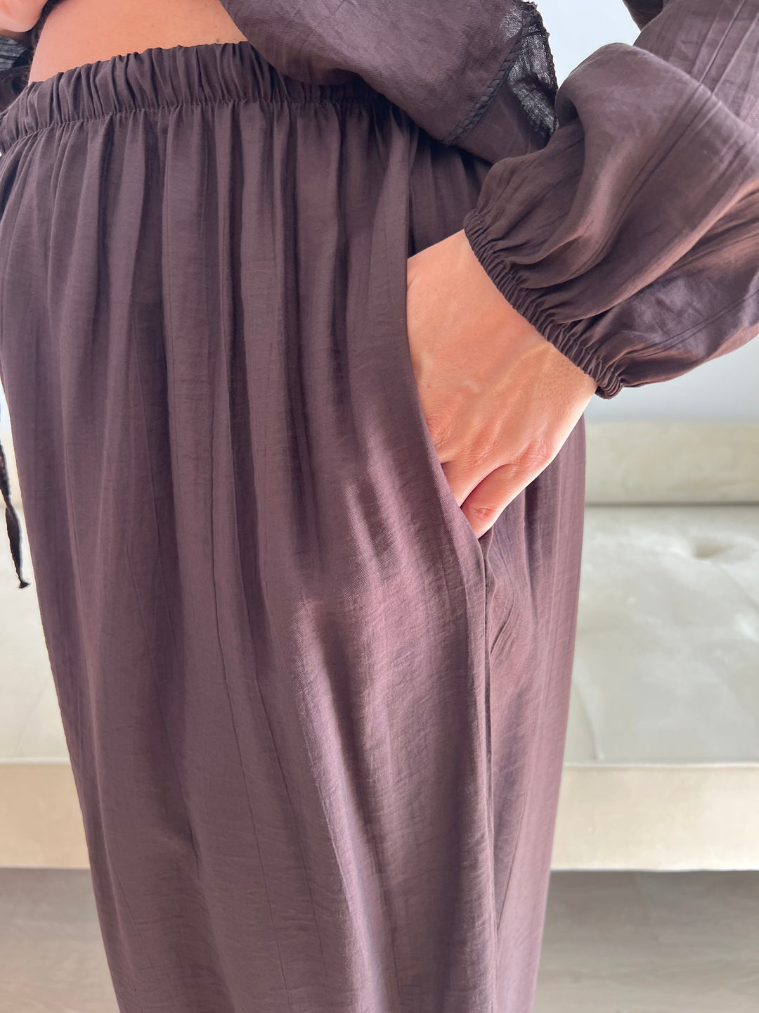 Pantalón Malú marrón