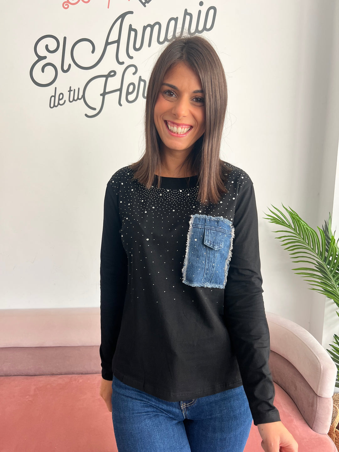 Camiseta Ainhoa negro