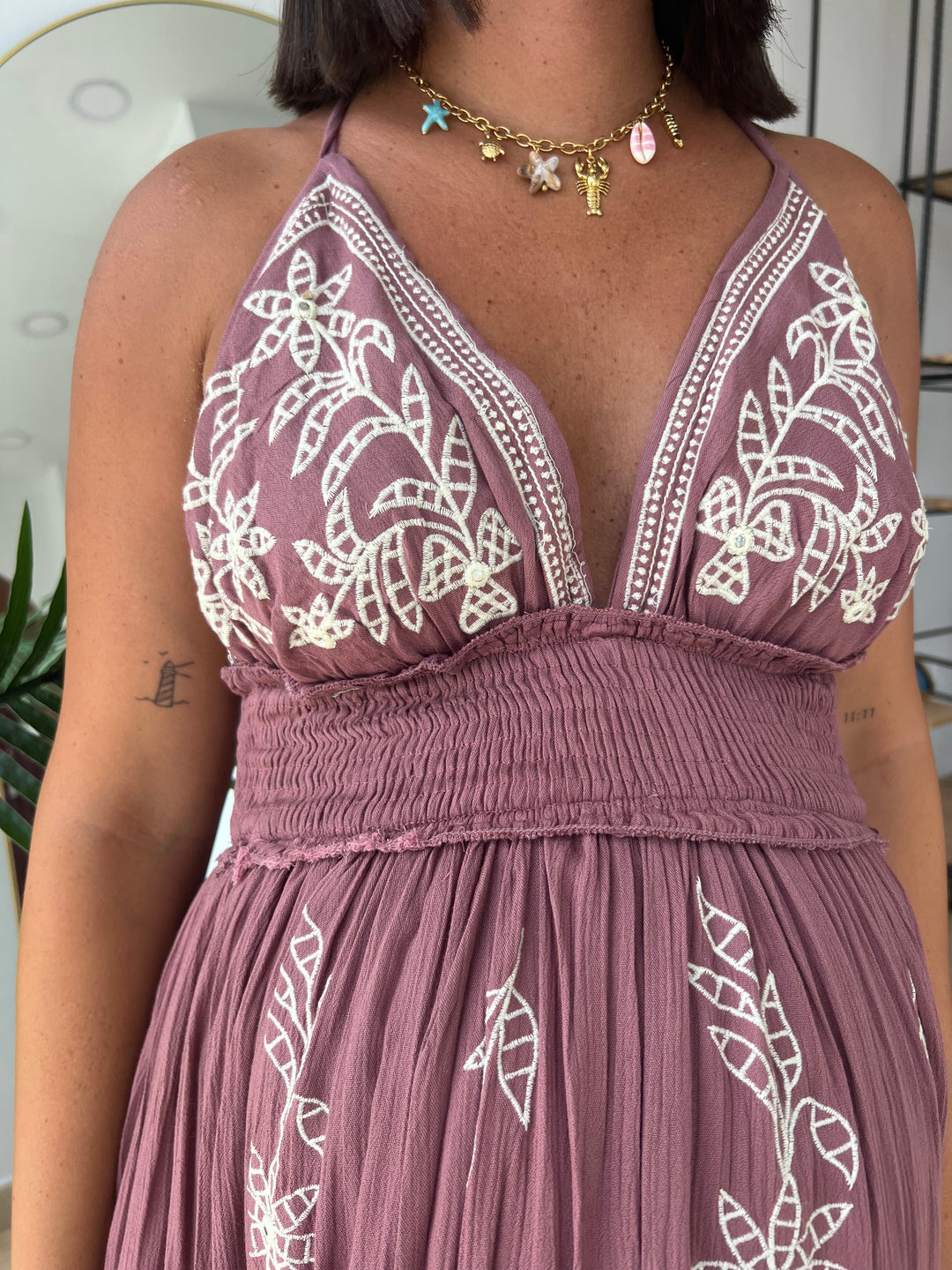 Vestido Manilva morado