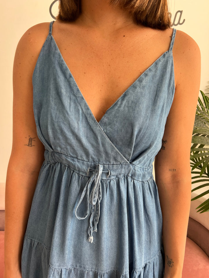 Vestido Denim oscuro