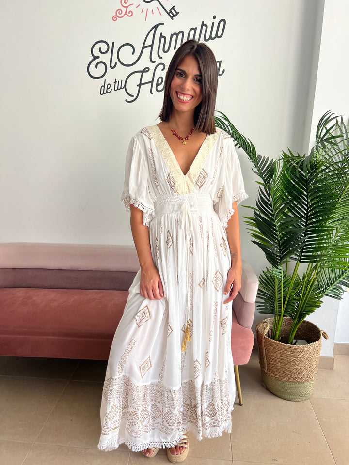 Vestido Helena blanco