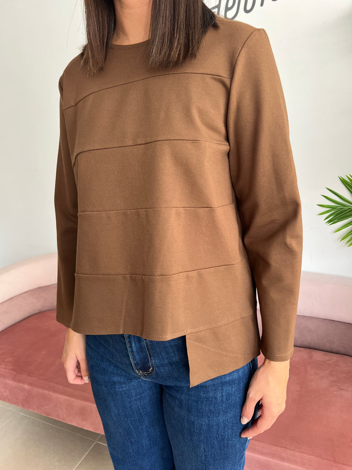 Sudadera Abby marrón