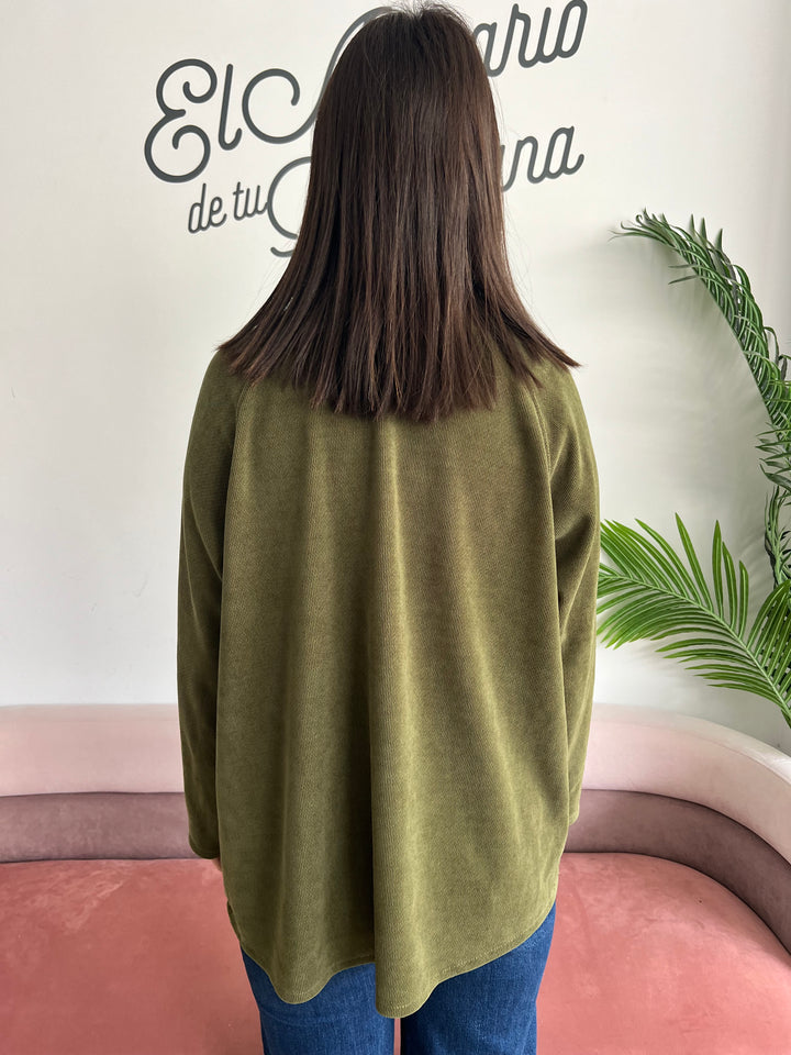 Sudadera Charly verde oscuro