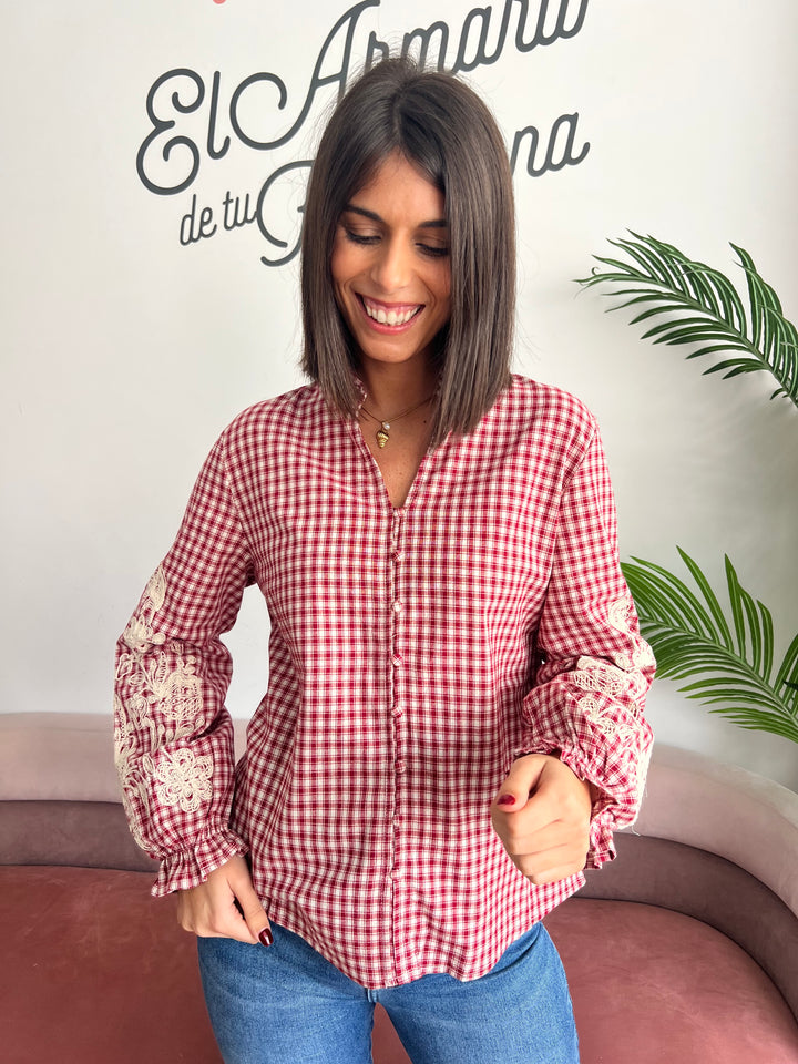 Camisa Manuela rojo