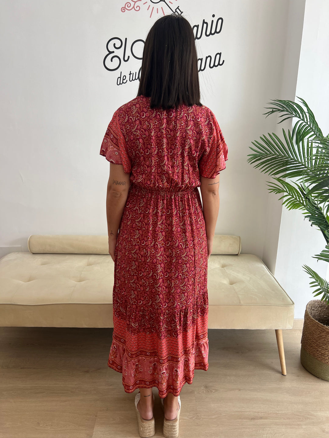 Vestido Lucrecia teja