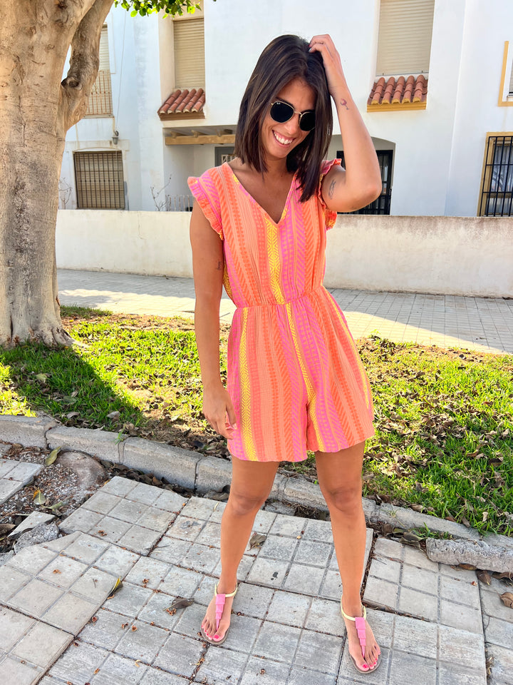 Mono Étnico naranja