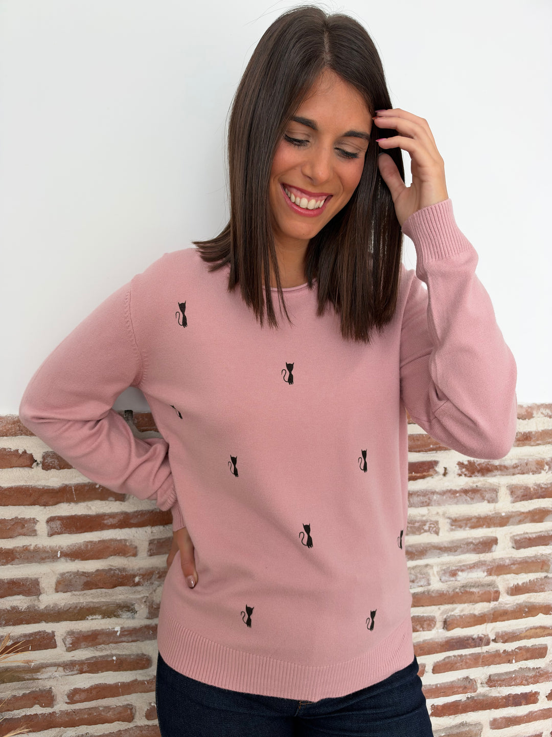 Jersey Gatos rosa