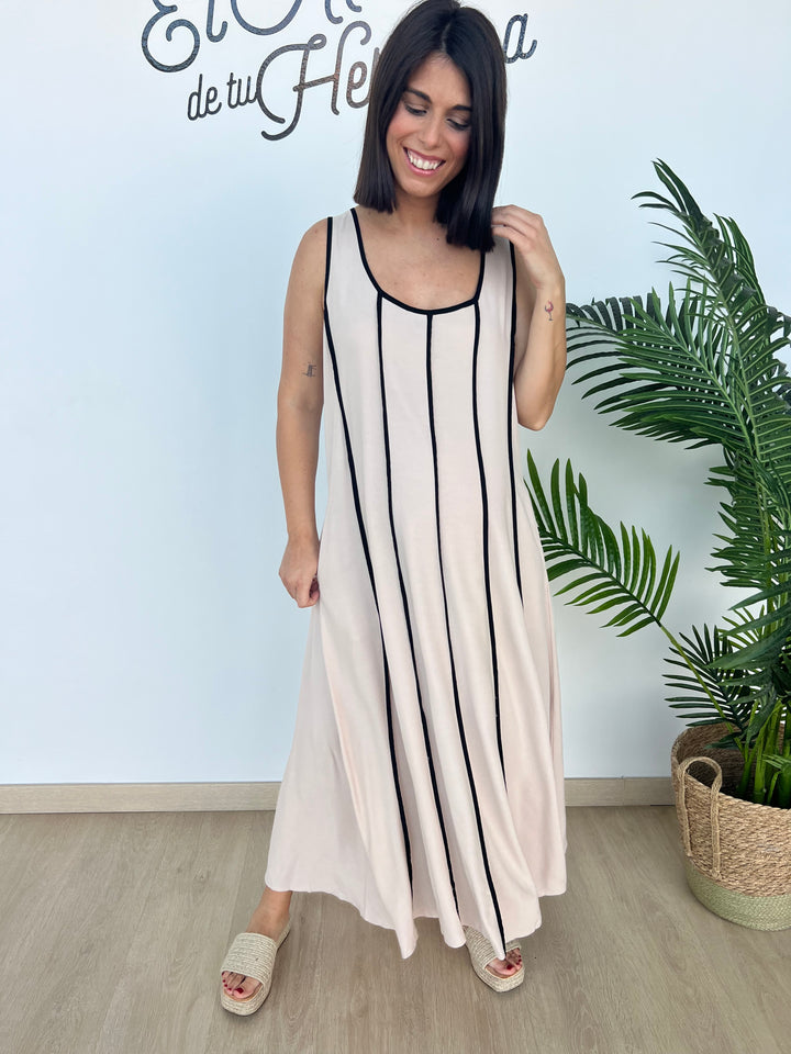 Vestido Woman beige