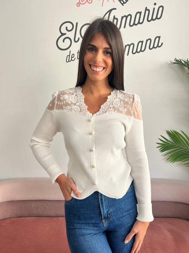 Jersey Tamara blanco