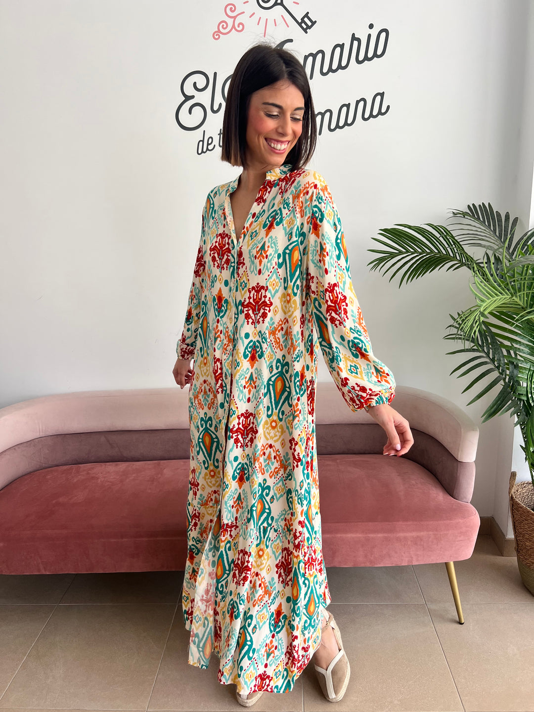 Vestido Diana aguamarina