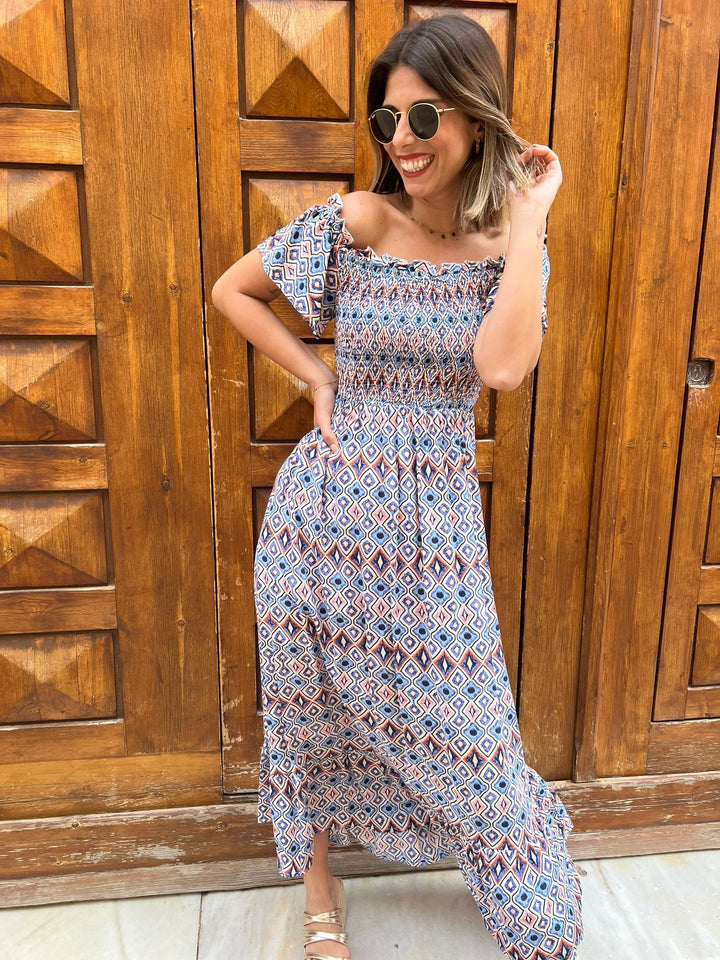 Vestido Brenda azul