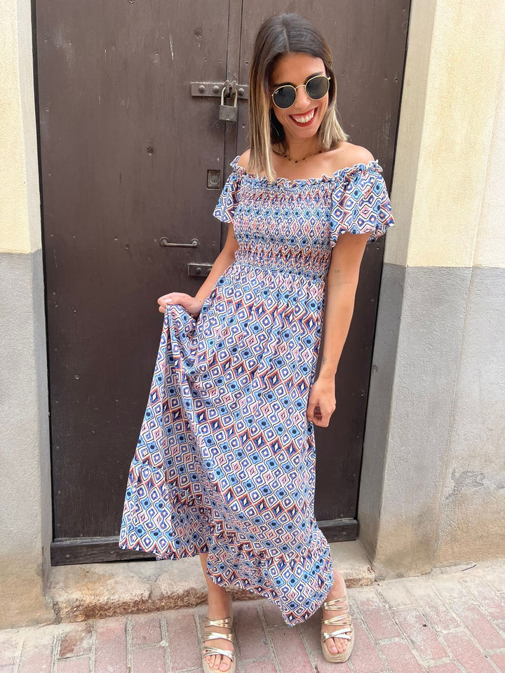 Vestido Brenda azul