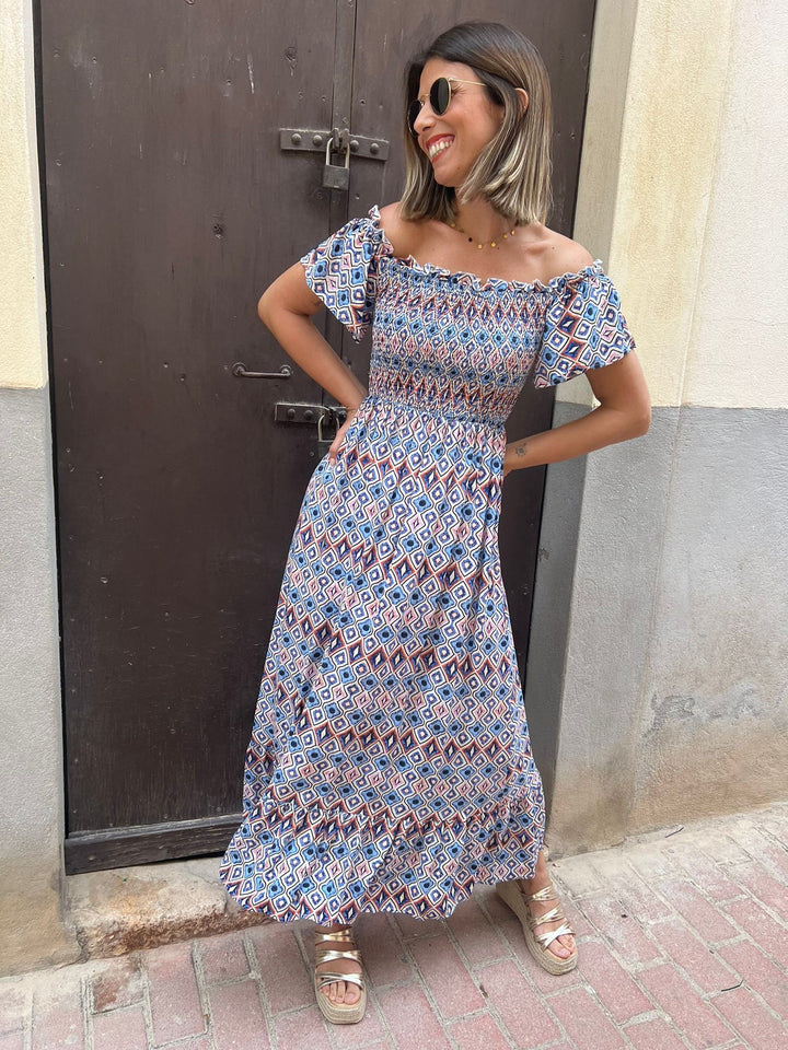 Vestido Brenda azul