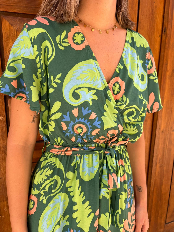 Vestido Adriana verde