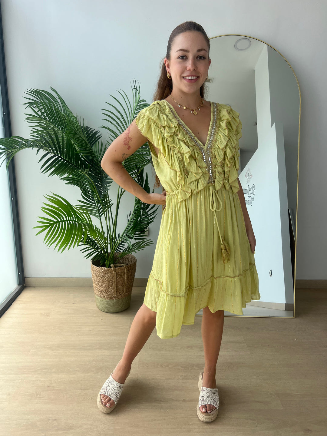 Vestido Saona verde