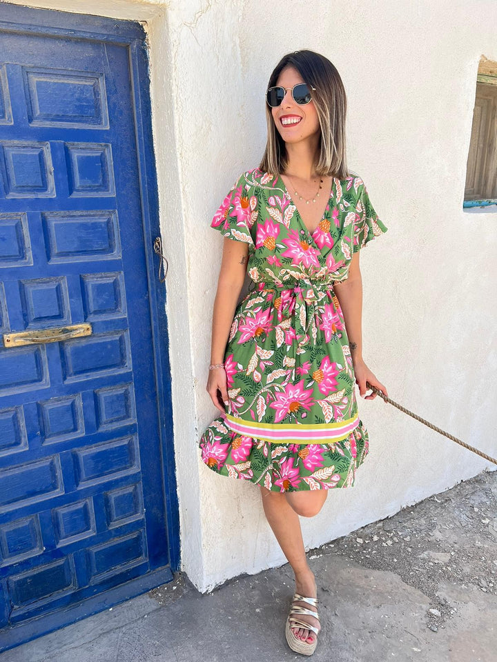 Vestido Luna verde