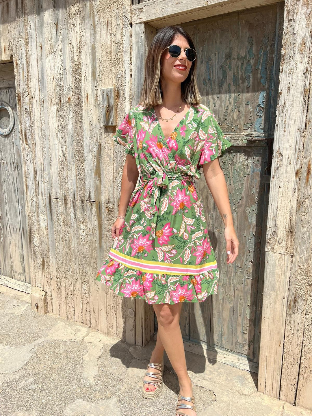 Vestido Luna verde