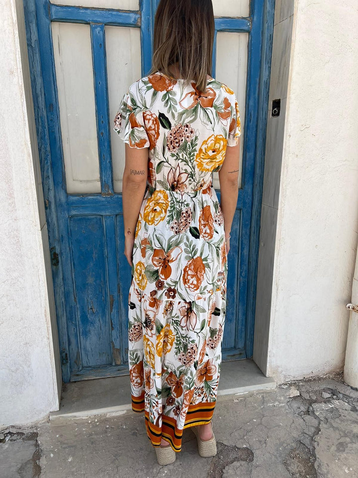 Vestido Pilar naranja