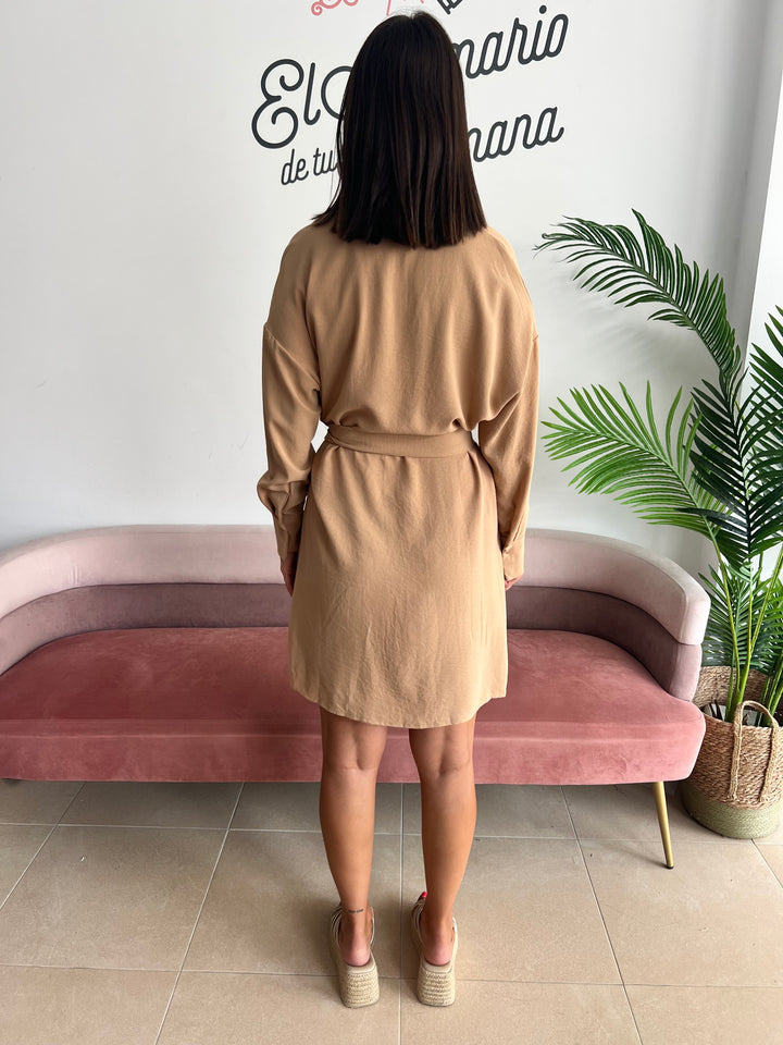 Vestido Chema camel