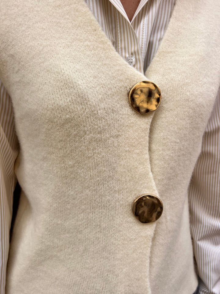Chaleco Ruth beige