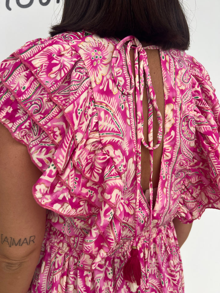 Vestido Korma rosa
