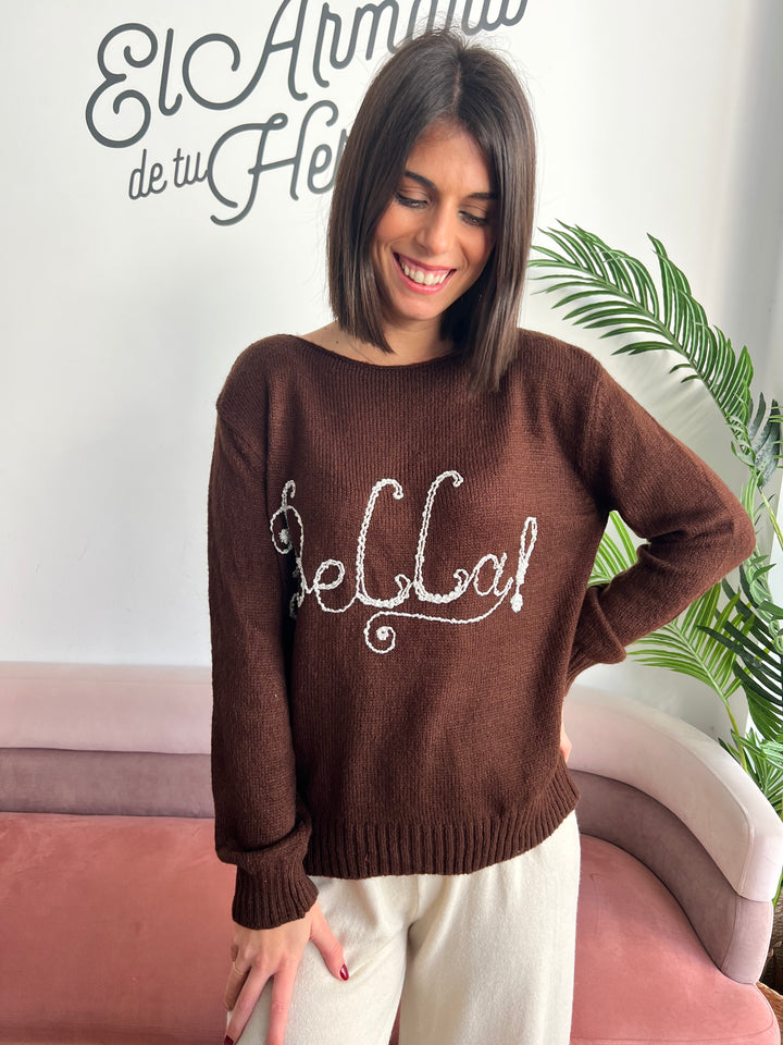 Jersey Bella marrón