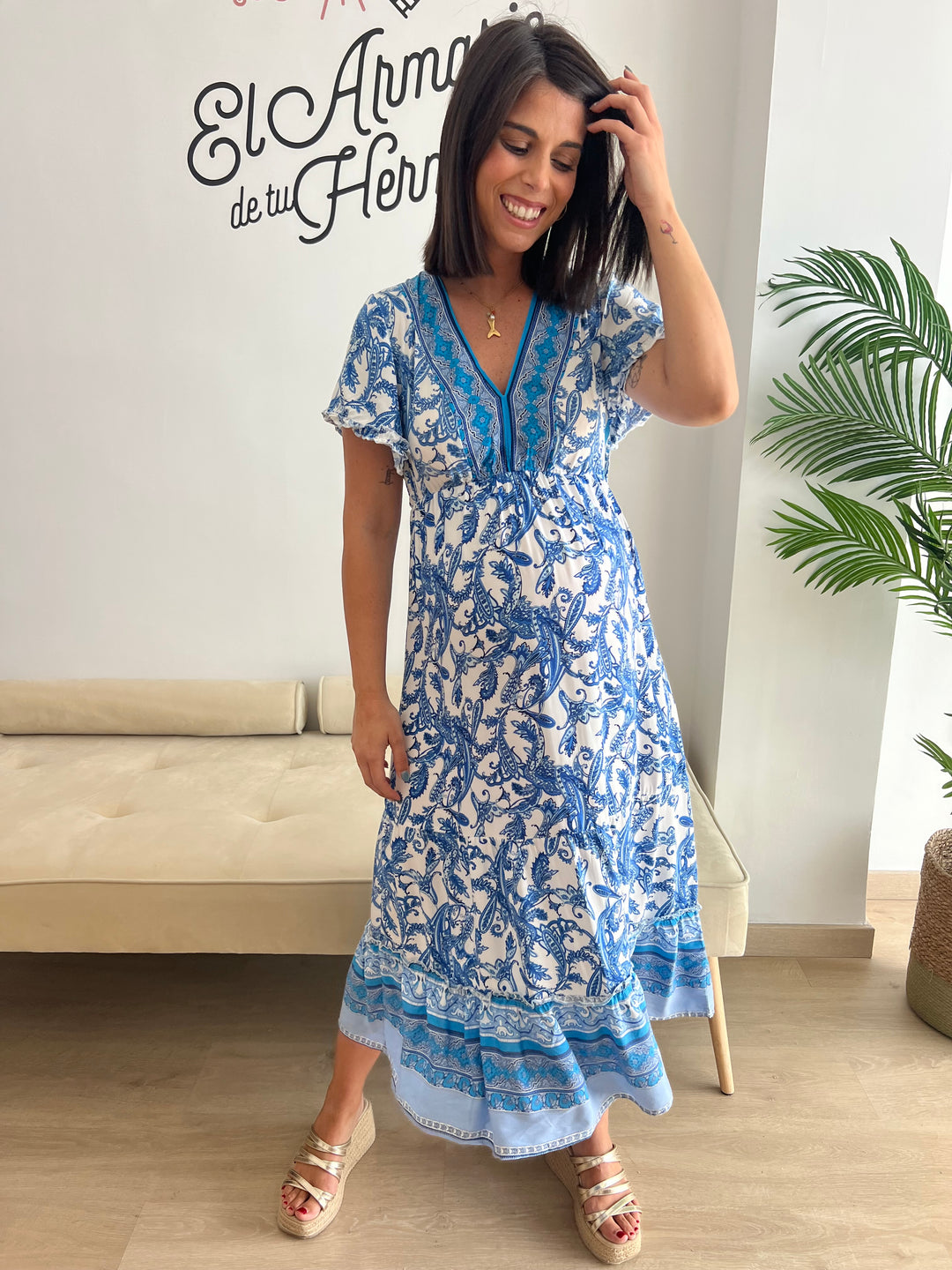 Vestido Marisa azul
